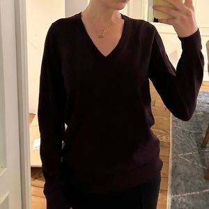 Pure Merino Wool purple sweater from Banana Republic, size small!